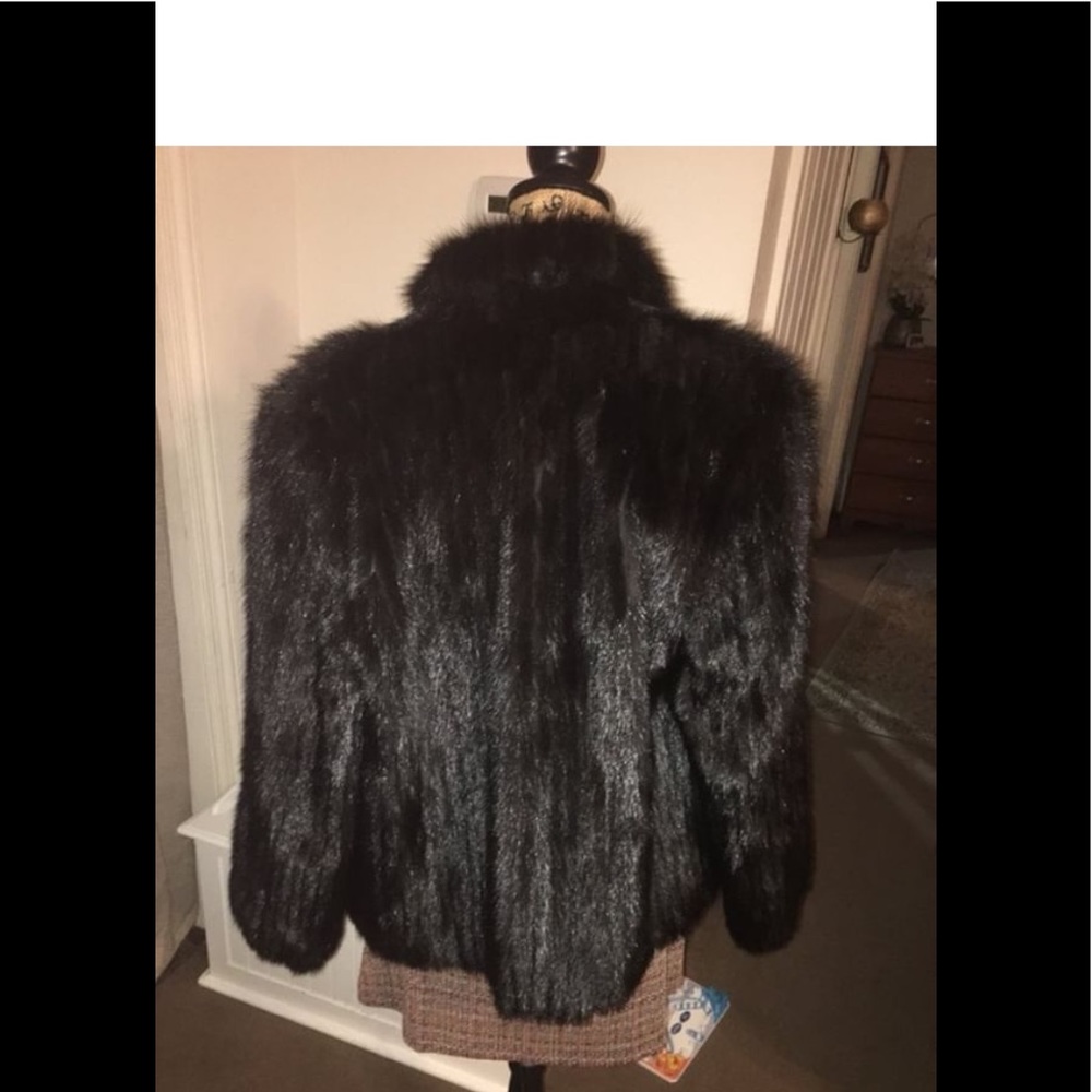 Beautiful mink fur coat